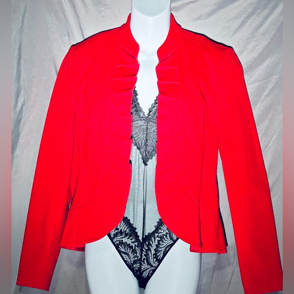 INC International Concepts Vibrant Red Blazer